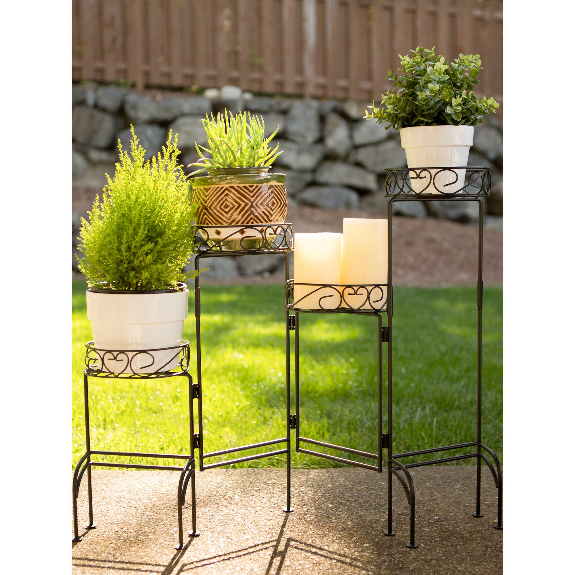 25'' Four-Tier Plant Stand Screen